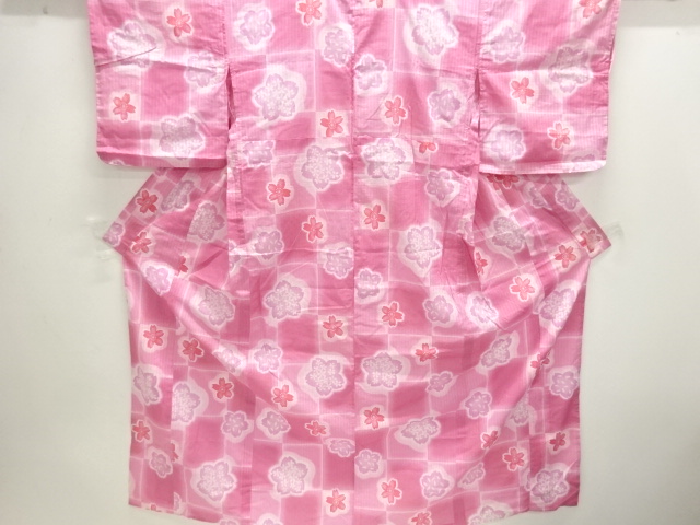 JAPANESE KIMONO / YUKATA / COTTON / SAKURA
